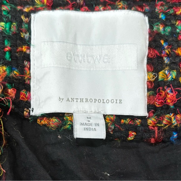 Multicolor Tweed Coat - Picture 4 of 5